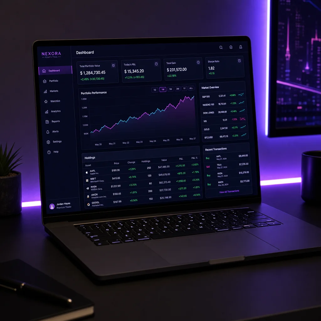 Lending Evolution dashboard interface