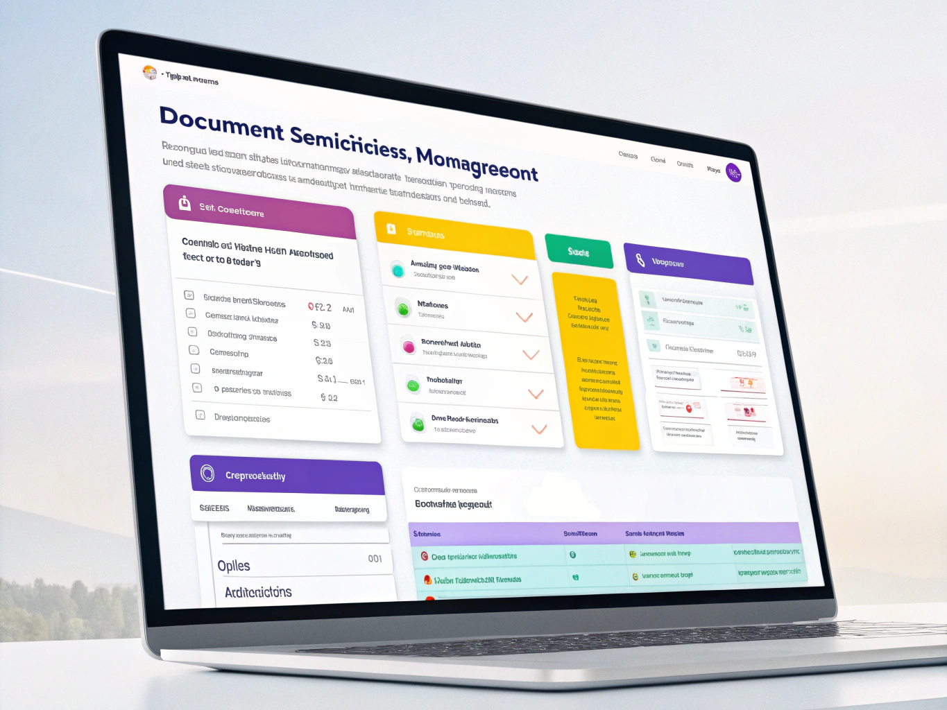 Deal submission management dashboard